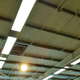 A hatch in the ceiling of a grocery store
